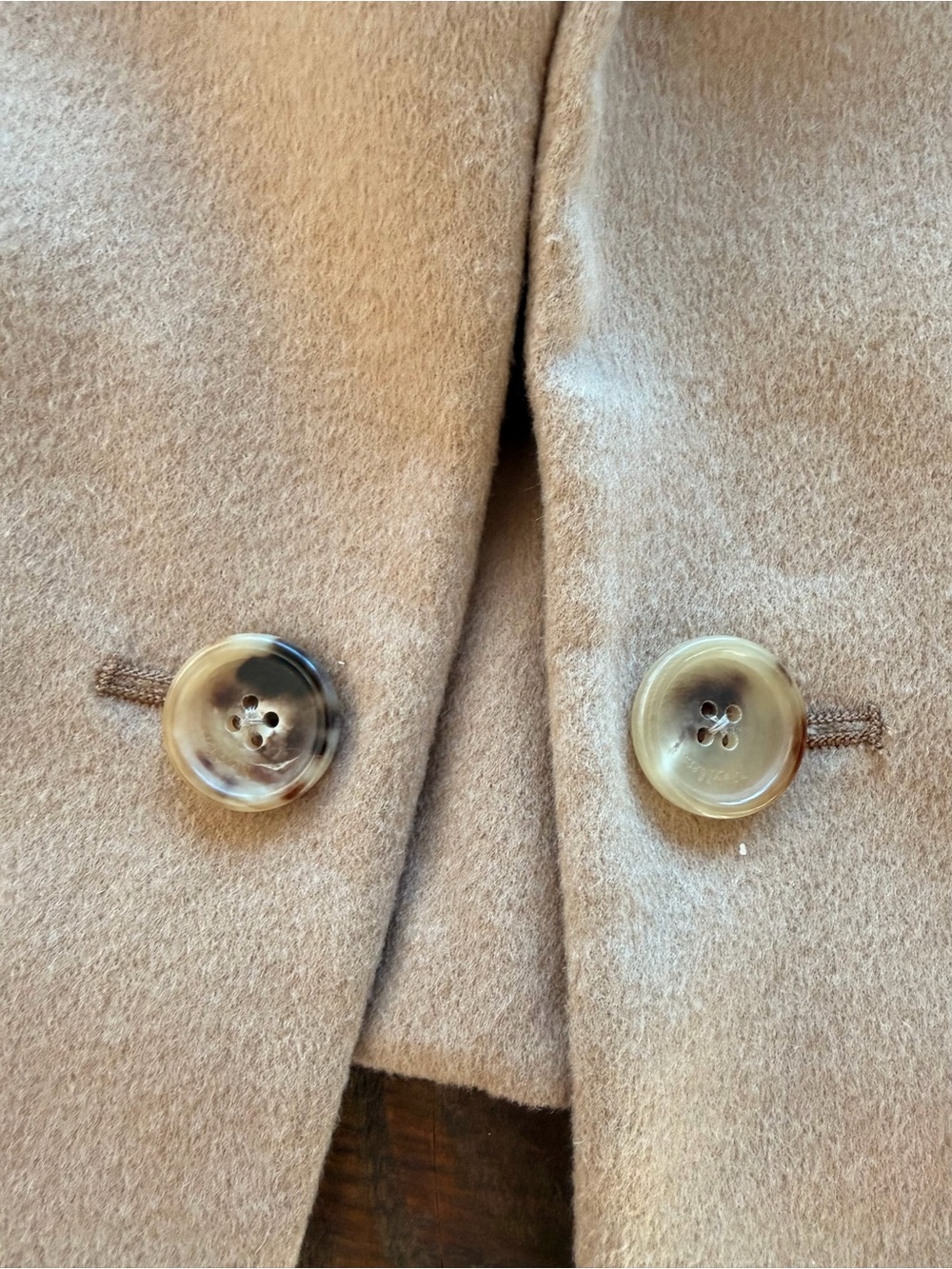 Max Mara Italy 100% Camelwool Cropped Single Breasted Jacket Blazer US 10 - Picture 10 of 12